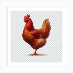 Rooster 4 Art Print