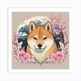 Shiba Inu 25 Art Print