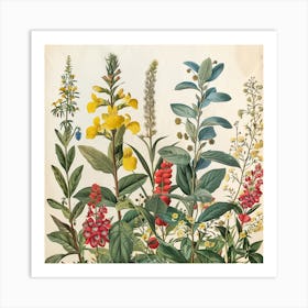 Wildflowers 4 Art Print