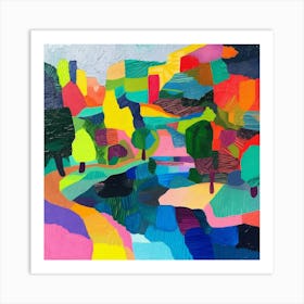 Abstract Park Collection Gorky Park Moscow Russia 1 Art Print