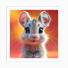 Cute Mouse 8 Art Print