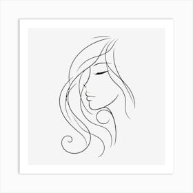 Portrait Of A Woman 10 Art Print