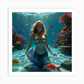 Mermaid 2 Art Print