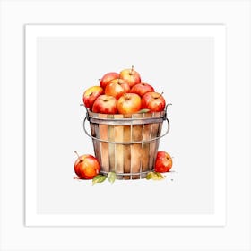 Apples In A Bucket 7 Art Print