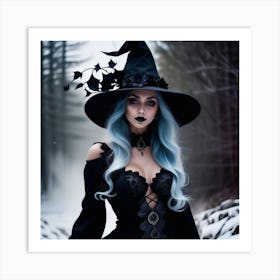 Witch In The Woods 3 Art Print