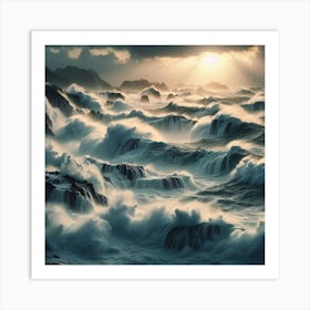 Stormy Seas Art Print