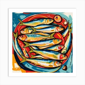 Sardines 5 Art Print