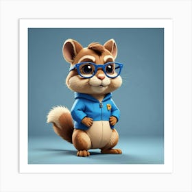 Alvin And The Chipmunk Art Print