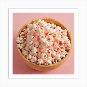 Pink Popcorn 2 Art Print