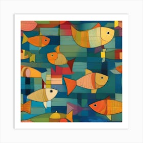 Fishes 4 Art Print