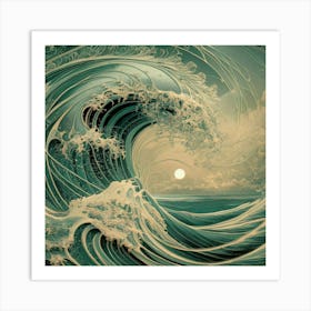 Great Wave 1 Art Print