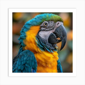 Colorful Parrot 8 Art Print