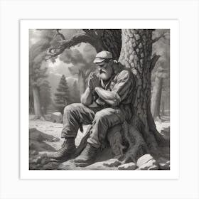 Woodsman’s lament Art Print