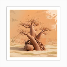 Baobab Tree 10 Art Print