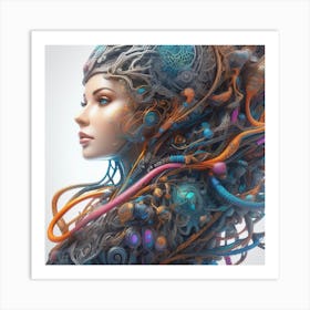 Kaleidoscope Girl Art Print