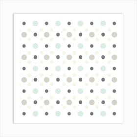 Modern Retro Pattern 21 Art Print