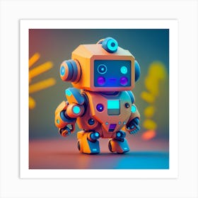 Default Tiny Cute Isometric Cyberpunk Robot Figure Character E 3 A916b0aa E69f 40c9 B020 287cba05b0a0 1 Art Print