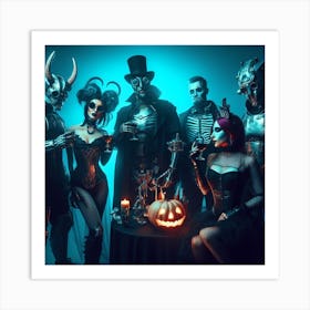 Halloween Party 17 Art Print