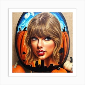 Taylor Swift Pumpkin 6 Art Print