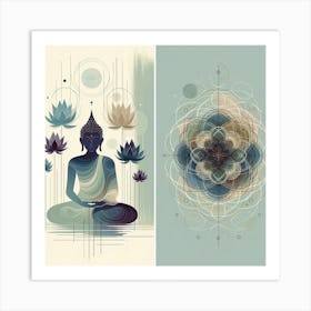 Buddha 90 Art Print