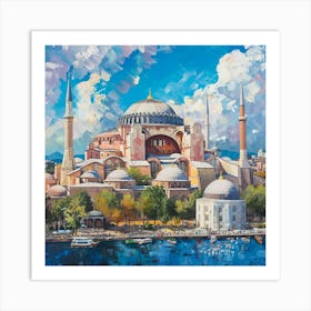 Blue Mosque 5 Art Print