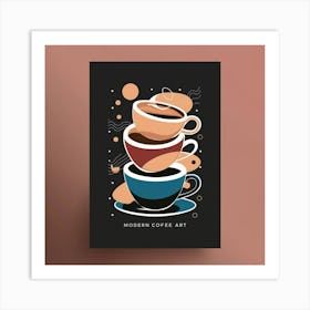 Modern Coffee Art Art Print