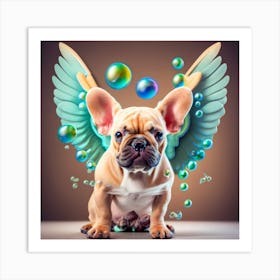 Angel Dog 1 Art Print