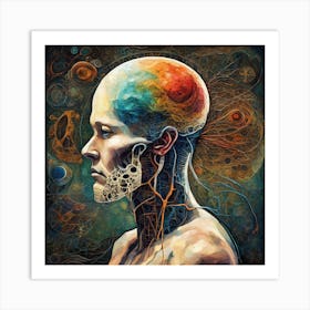 Human Brain Art Print