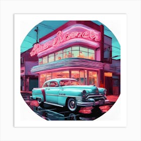 American Diner Art Print