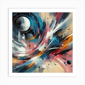 Abstract By Person Art Print