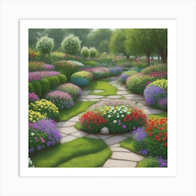 Garden Path Art Print