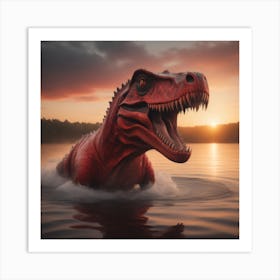 T-Rex Art Print