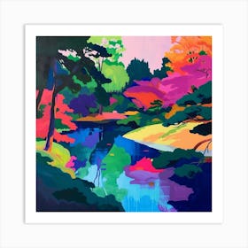 Colourful Gardens Shinjuku Gyoen National Gardens Japan 3 Art Print