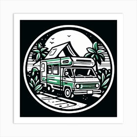 Rv Camper Art Print