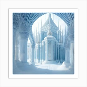 Ice Castle 1 Art Print