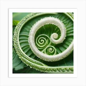 Spiral Fern 2 Art Print