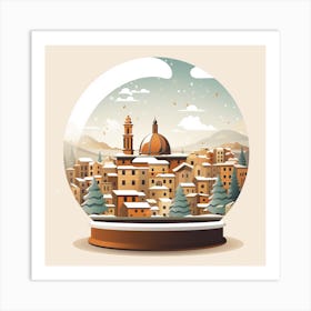 Florence Italy 2 Snowglobe Art Print