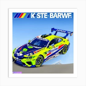 Bmw Valentino Rossi Art Print