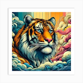 Wild Animal Illustration 160 Art Print