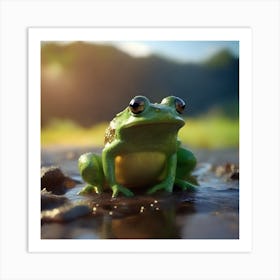 Frog 3d Art Print