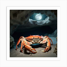 Crab In Cave 7 Art Print