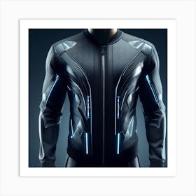 Futuristic Jacket Art Print