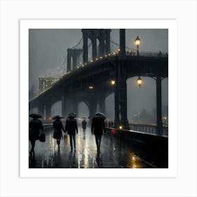 Brooklyn Bridge Art Print