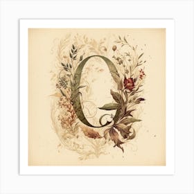 Letter Q Art Print