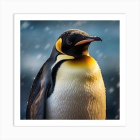 King Penguin 1 Art Print