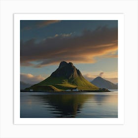 Island In The Fjords Art Print