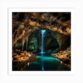 Caves In Guatemala Art Print