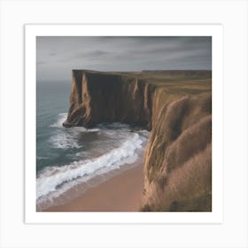 Cliffs On The Coast Art Print