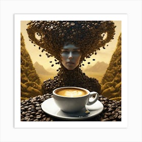 Coffee Art 2 Art Print