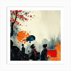 Asian Painting Art Print